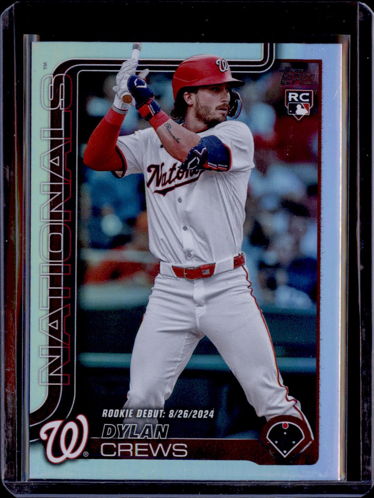 2025 Topps Update #US223 Dylan Crews Silver Foilboard