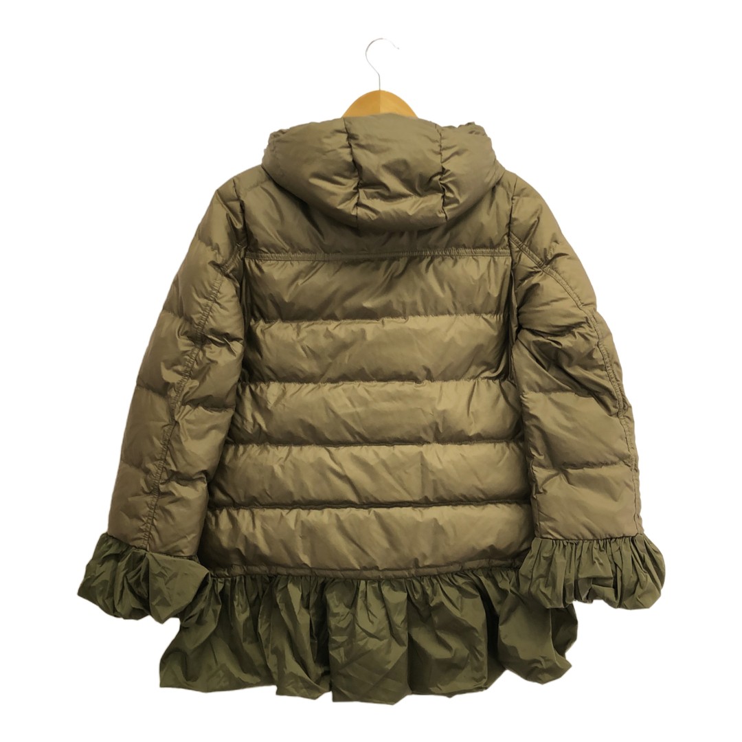 Moncler Khaki SERI GIUBBOTTO Down Coat Outerwear Hem Ruffle Size 0 Used MARJ-0 thumbnail 2