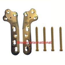 3.5mm Locking TPLO Plates Right & Left with 3.5mm Screws 42 Pcs Titanium