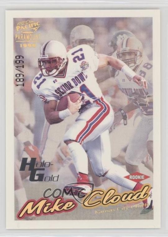 1999 Pacific Paramount Holo-Gold 189/199 Mike Cloud #116 Rookie RC 0s55