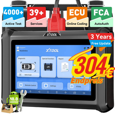 XTOOL D7S Auto Fehler Auslesen Profi OBD2 Diagnosegerät Alle System ECU Coding