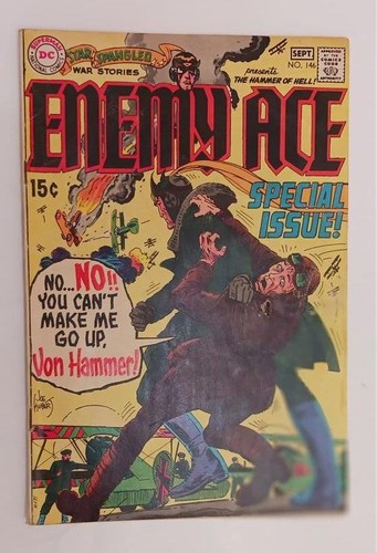 3 ISSUES STAR SPANGLED WAR STORIES #146 148 150 ENEMY ACE JOE KUBERT NEAL ADAMS