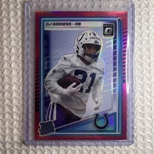 2025 Donruss DJ Giddens Pink Optic Rated Rookie #364 Indianapolis Colts RC