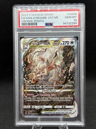 2023 Pokemon Hisuian Zoroark VSTAR #GG56 Crown Zenith Gallery PSA 10 Gem Mint