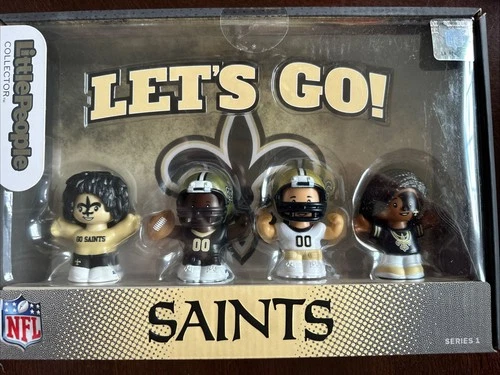 New Orleans Saints Fisher Price Little People Collector NFL NIB Sealed