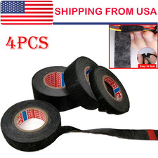 4x Cloth Tape Wire electrical wiring harness car auto suv truck 19mm 15m US