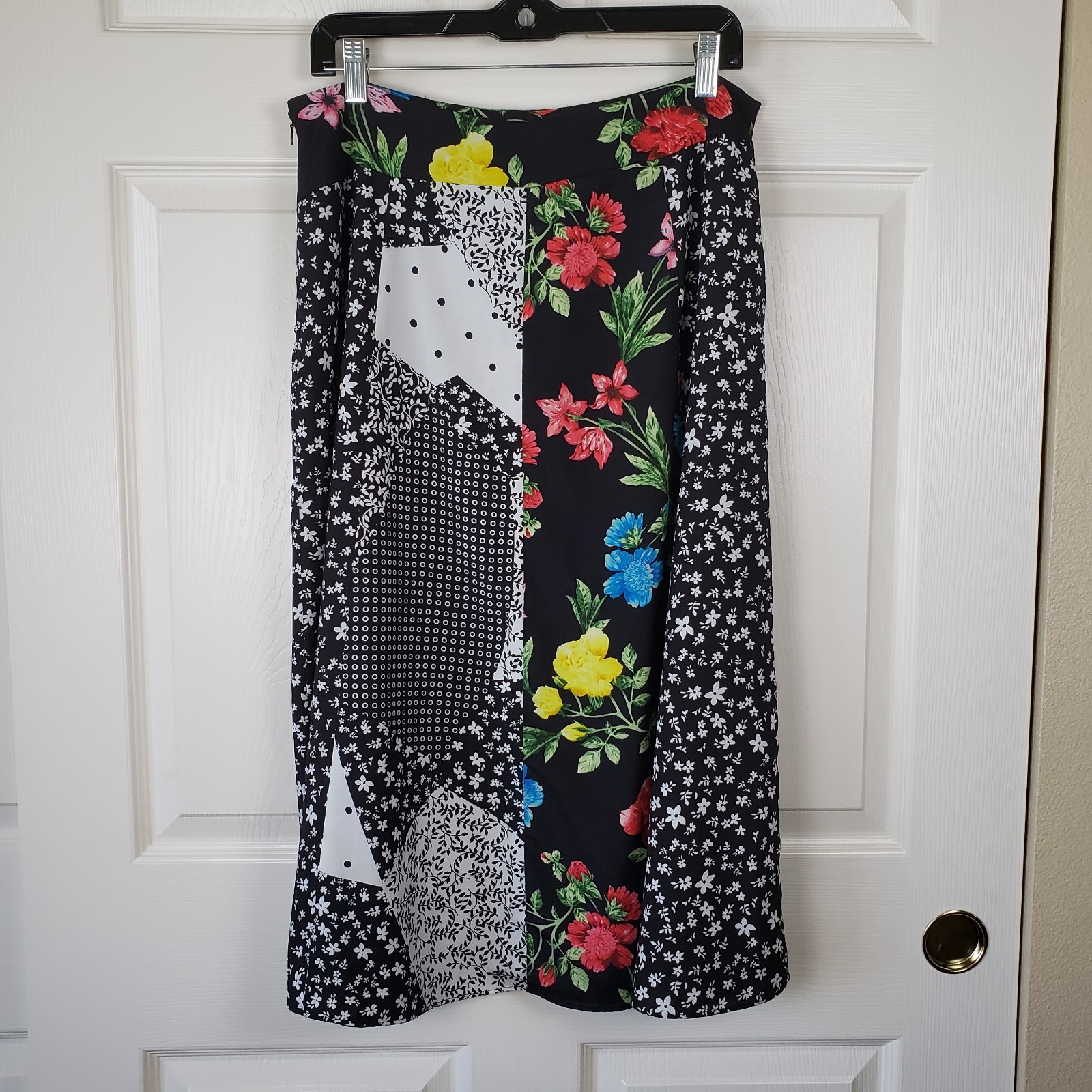 Calvin Klein Patchwork Boho Multi Pattern Floral … - image 7