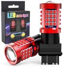 9-80V 3157 LED Bulb for Brake Light, Ultra Bright 3156 Led Bulb 3156/3157 Red