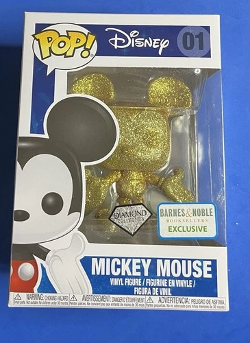 Funko Pop! Vinyl: Disney - Mickey Mouse #01 - (Diamond Glitter) - Free Shipping