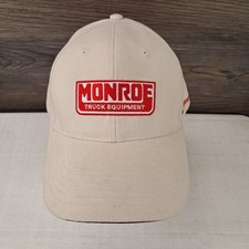 Monroe Truck Equipment Since 1958 Trucks For Work And Play Beige And Red Hat Cap