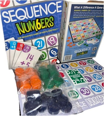 Sequence Numbers Game of Add & Subtract - 2008 Jax Ltd - Complete & Nice A5