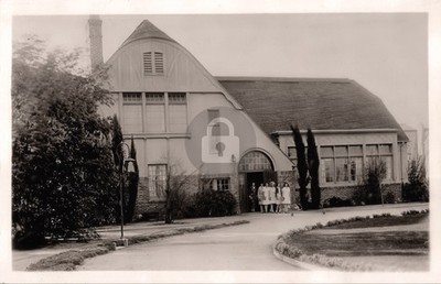 c1935 Berkeley Hall School Beverly Hills Los Angeles CA RPPC Photo Postcard COPY
