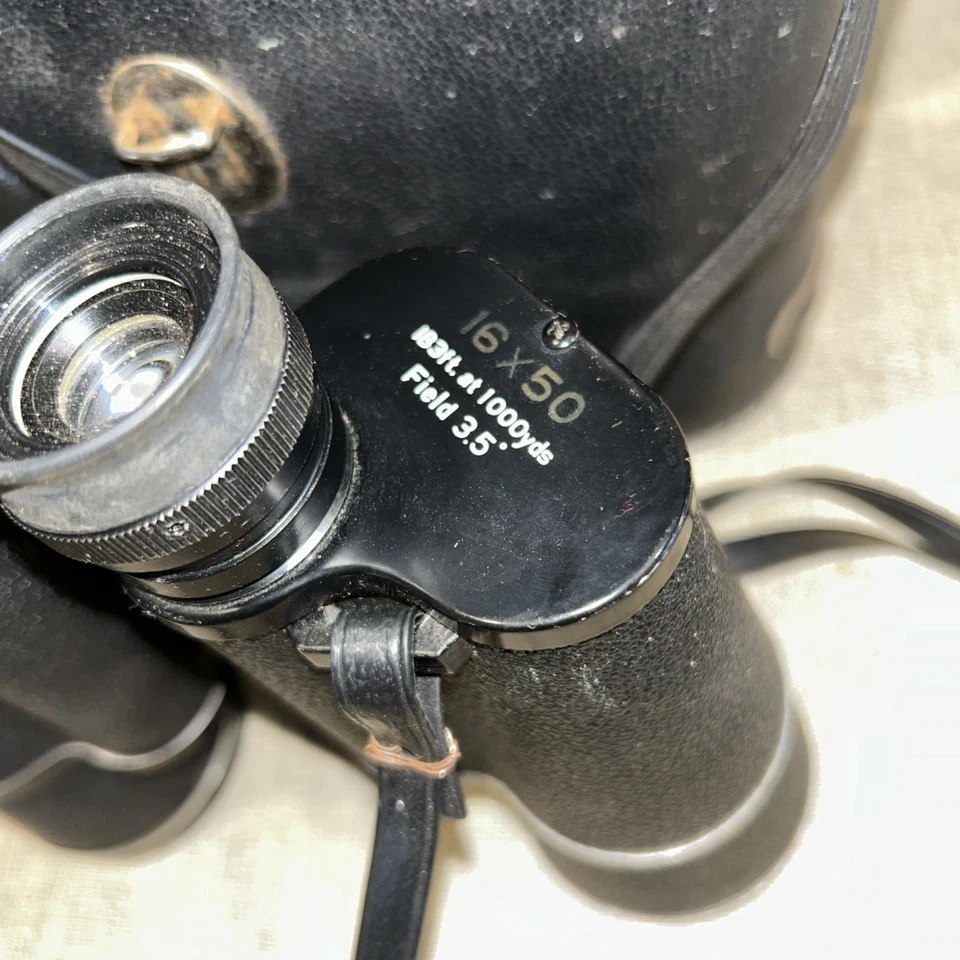 Skyline 16x50 Field 3.5 Binoculars Treated Optics with Case Japan - Image 3 of 4