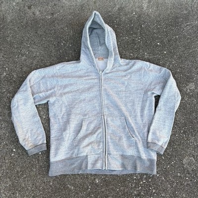 Whitesville Toyo Enterprise Loopwheel Sweatshirt Heather Grey Made in Japan XL