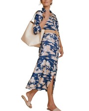 J.Mclaughlin Kahlo Silk-Blend Dress Women's