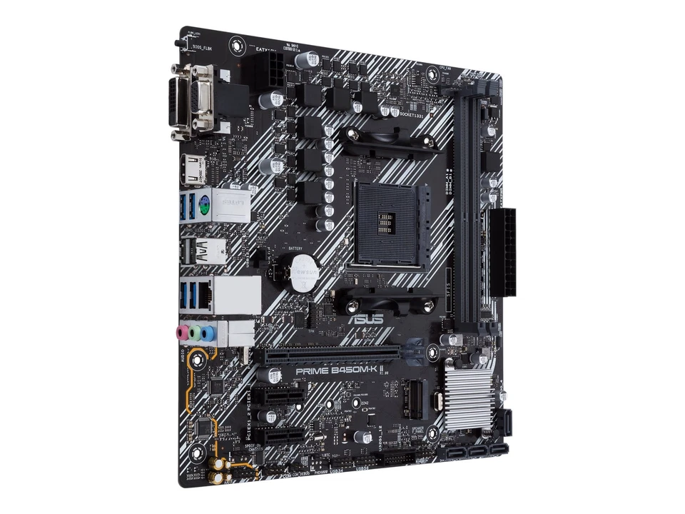 ASUS Prime B450M-K II AMD Socket AM4 AMD Ryzen 2000 Series 90MB1600-M0EAY0 - Immagine 3 di 4
