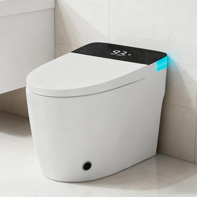 #ad #ad Smart Toilet W Heated Seat amp; Dual Auto Flush Foot Sensor Tankless One Piece $346.27