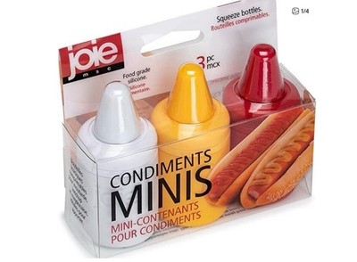 Joie MSC -  Mini Condiments On The Go Containers - Set of 3