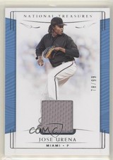 2019 Panini National Treasures 78/99 Jose Urena #83 5x8