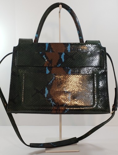 Henri Bendel Python Snake Leather Bag, Limited Edition, WAS $1,000 *NEW & RARE!* - Picture 8 of 17