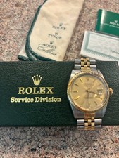 Rolex Datejust 16013 Gold and Silver Jubilee Bracelet with Gold Bezel