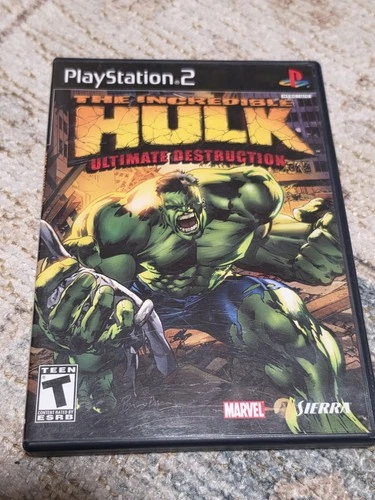 Incredible Hulk: Ultimate Destruction Used PlayStation 2 2005 Rare PS2 CIB Clean
