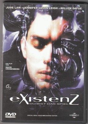 eXistenZ - David Cronenberg - SciFi Horror - Jude Law, Willem Dafoe  - DVD
