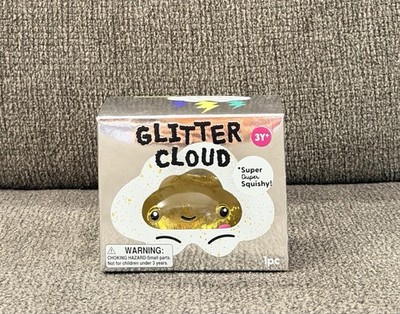 J'adore Glitter Cloud Gold Super Duper Squishy Squeeze Toy GOLD - SHIPS NOW