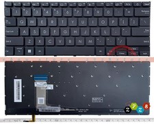 New for ASUS VivoBook 14 X1404 X1404ZA X1404VA Keyboard Black US Backlit