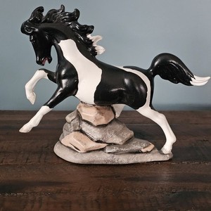 Sottobicchiere Beautiful Black Horse – Regalo Equestre Con Cavallo Stallone, 9,5 Cm