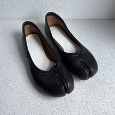 Maison Margiela Tabi Black Ballet Pumps Flats...