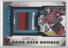 2012-13 ITG Heroes and Prospects Gold Number Vault Ruby 1/1 Colton Sissons 2d8