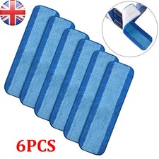 Image of 6x For Bona Flat Mop Washable Replacement Microfiber Mops Pads Floor Cleaning