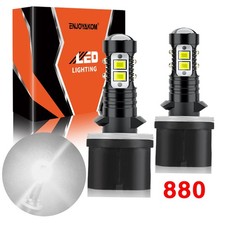2pc 880 Led Fogdriving Light Bulb 6500k Xenon White High Power 890 892 893 899 2pc 880 Led Fogdriving Light Bulb 6500k Xenon White High Power 890 892 893 899