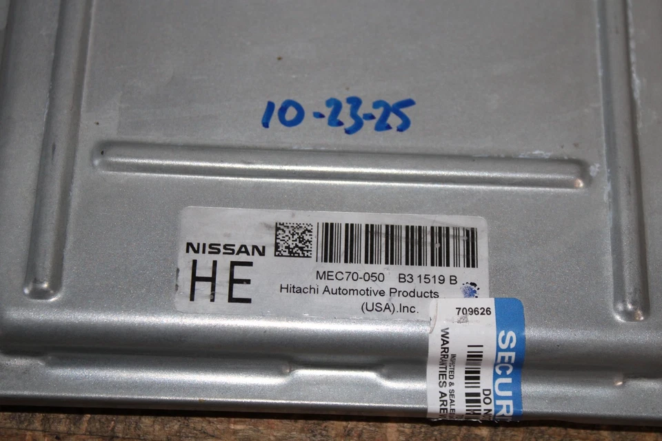 Nissan Xterra Frontier 2007 4,0 L motor aire acondicionado computador MEC70-050 B2 ECU módulo ECM Foto 3 de 4