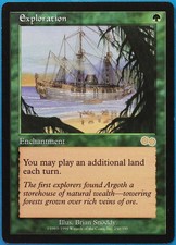 Exploration Urza's Saga NM Green Rare MAGIC GATHERING CARD (ID# 512505) ABUGames