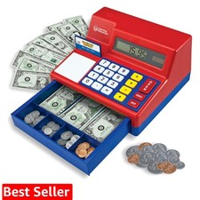 Pretend  Play Calculator Cash Register Toy - Gift for Kids, Toddler Toys, Pl...