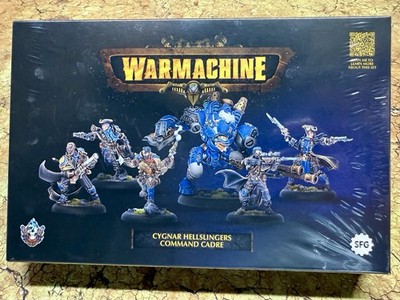 Warmachine Cygnar Hellslingers Command Cadre Set Steamforged Games SFG NIB