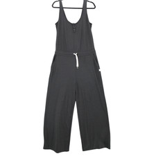 Vuori Falls Women's Jumpsuit Size M Medium Wide-Leg Black Heather