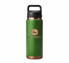 LP88067 - Limited Edition John Deere Yeti 26oz. Rambler Bottle in Green & Copper