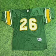 Vintage Team Sports Jersey Mens Green Mesh Football 90s 19x25