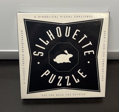 Crystal Lines Rare Question of the Rabbit  1993 Silhouette puzzle Binary Arts IQ