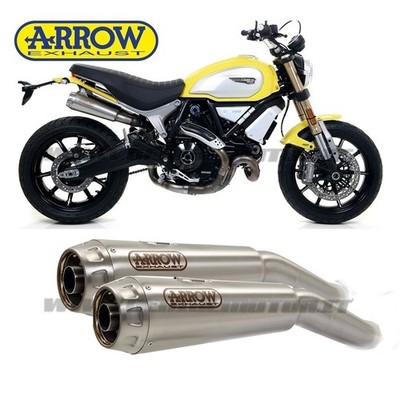 Auspuff Arrow Pro Race Stahl Ducati Scrambler 1100 2018 > 2020