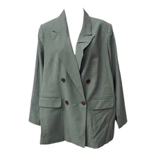 A New Day Women’s Olive Green Blazer Jacket, M