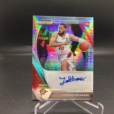 Jordan Schakel 2021 Prizm Draft Hyper Auto DP-JSC San Diego St Rookie