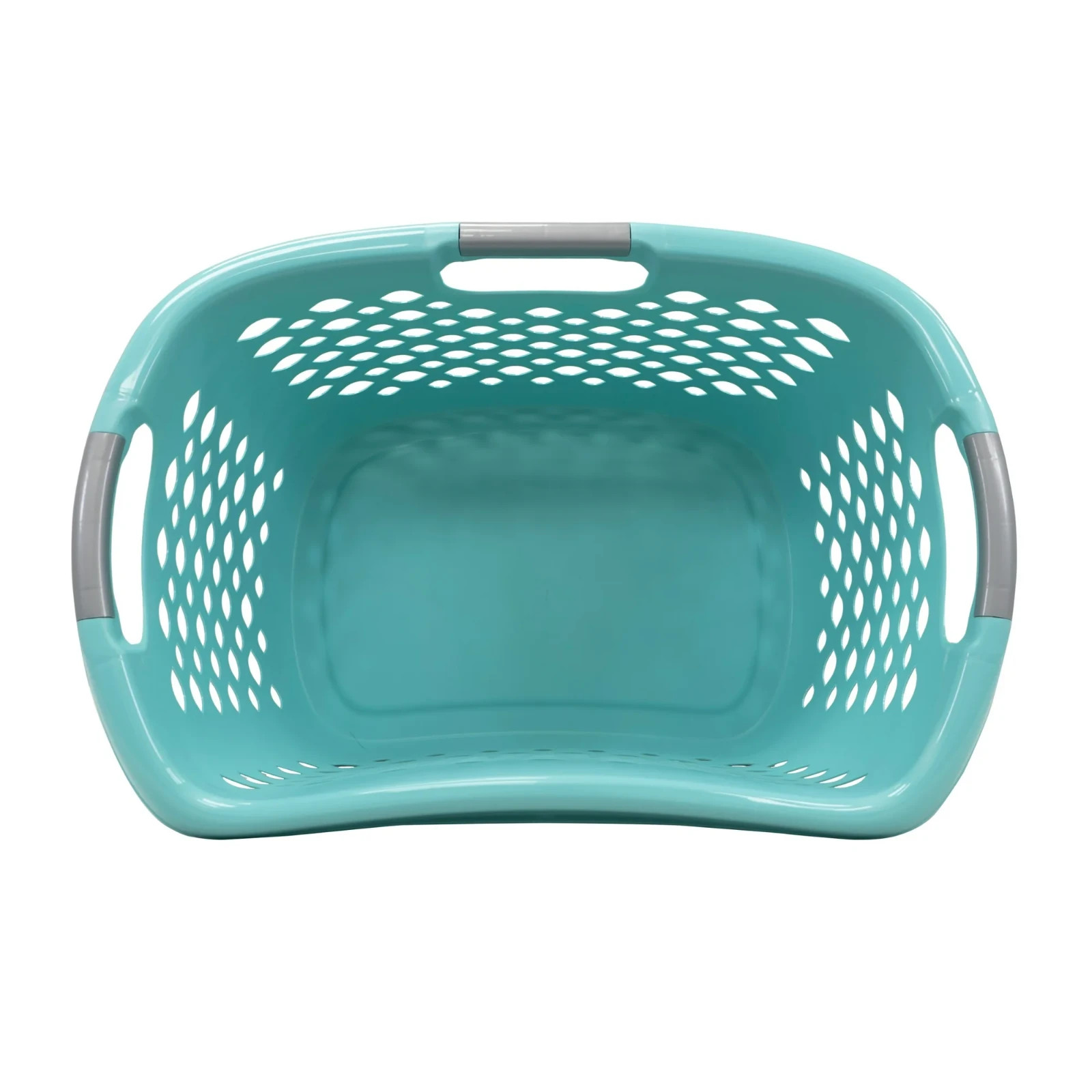 1.8 Bushel Hip Grip Plastic Laundry Basket, Teal, Adult / Tween