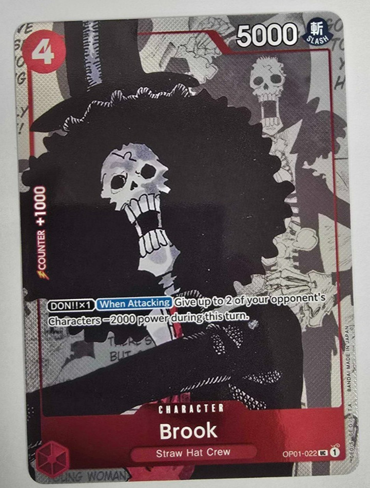 Brook - OP01-022 (Alternate Art) - One Piece Promotion Cards English