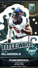 Will Anderson Jr. 2024 Donruss Elite Title Waves Houston Texans #6