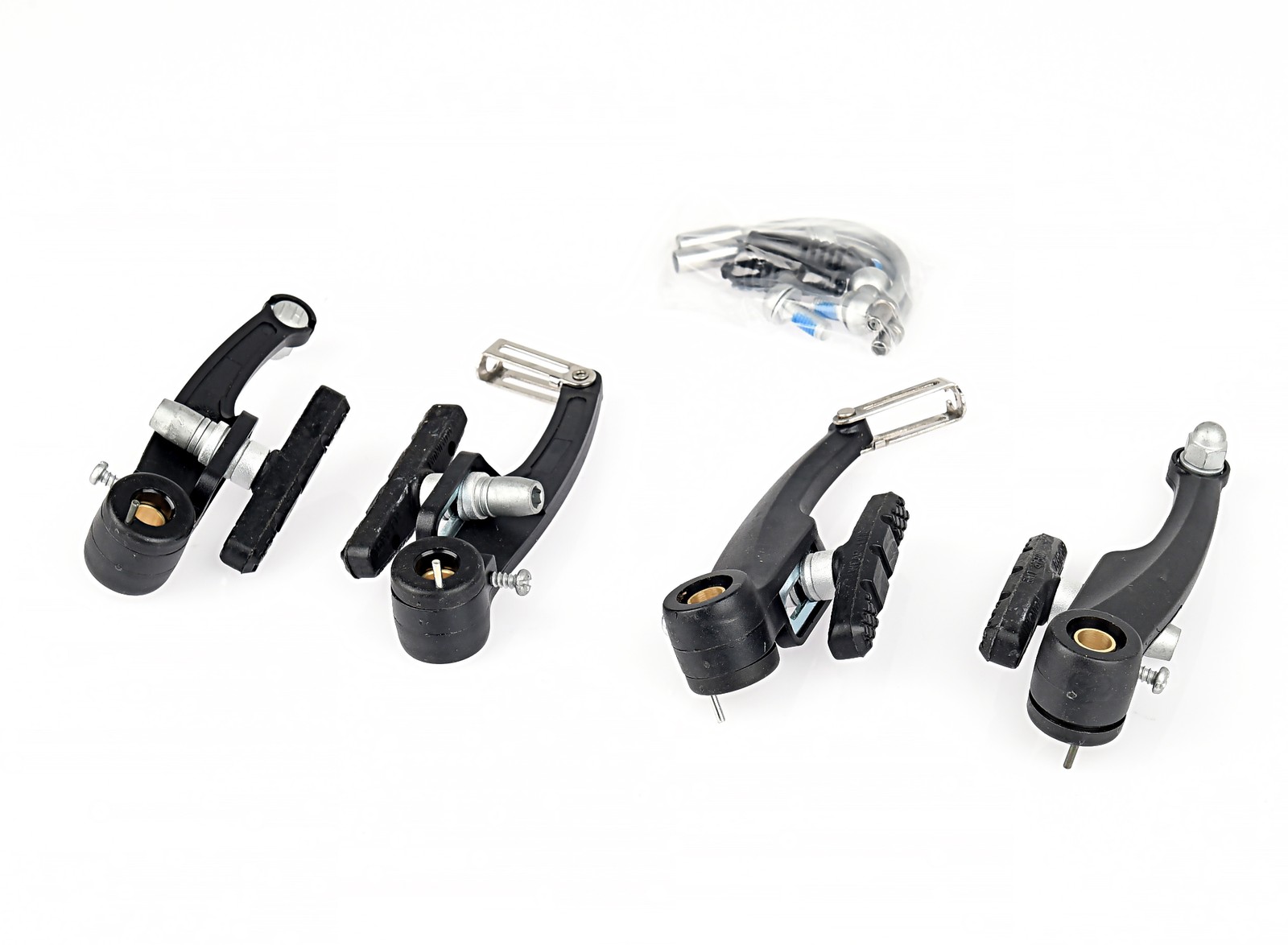 TiyoBike Fahrrad Bremsenset schwarz 113 mm Kunststoffumamentelt Felgenbremse 2590₽