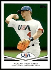 2011 Topps USA Baseball #USA-6 Nolan Fontana NM+